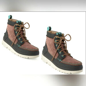 Native American Moc Toe Suede Navajo Indigenous Artisan Dwayne Dale Boots